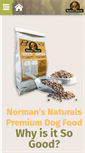 Mobile Screenshot of normansnaturals.com